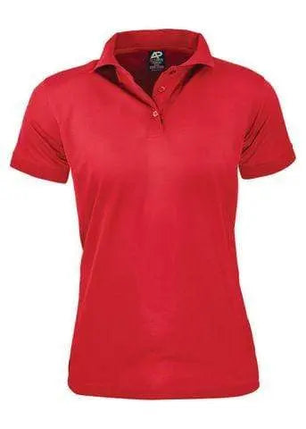 Aussie Pacific Ladies Lachlan Polo Shirt 2314 Casual Wear Aussie Pacific Red 6
